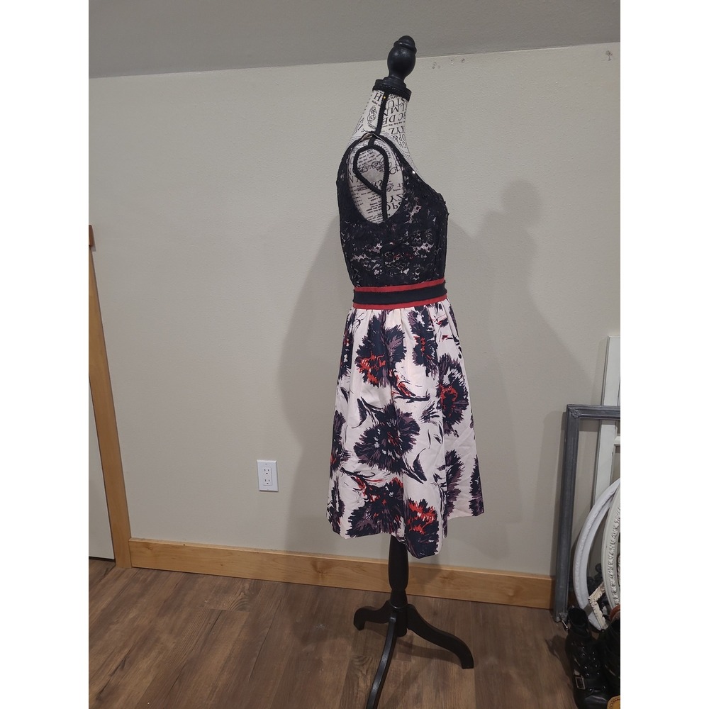 Peter Som x Made in Kind Women SZ 4 fit and flare Brushstroke and Blossom dress - Picture 4 of 12